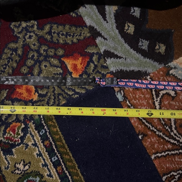 Ole Miss silk bow tie adjustable - Picture 8 of 9